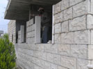 school entrance construction Nov.  2008