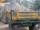 school entrance construction June 2006